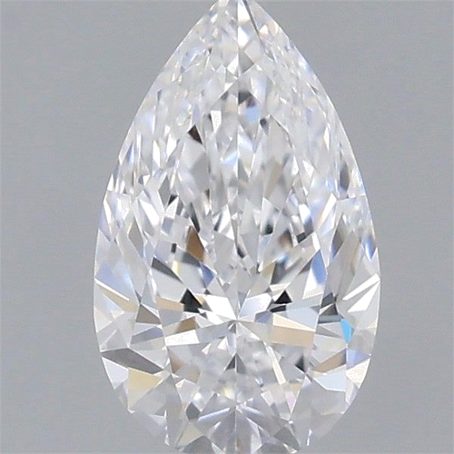 0.53 carat D-VS1 Natūralus Pear Deimantas (1)