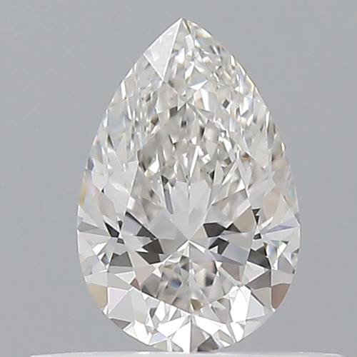 0.4 carat F-VVS1 Natūralus Pear Deimantas (1)