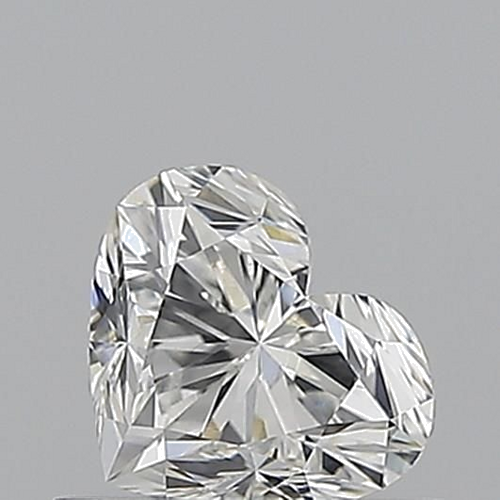 0.54 carat F-VS1 Natūralus Heart Deimantas (1)