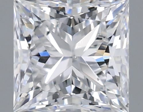0.6 carat D-SI2 Natūralus Princess Deimantas (1)