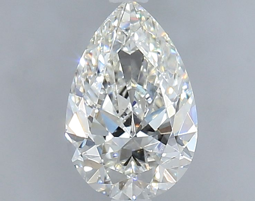 0.9 carat H-VS2 Natūralus Pear Deimantas (1)