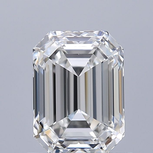 1.01 carat F-VVS2 Natūralus Emerald Deimantas (1)