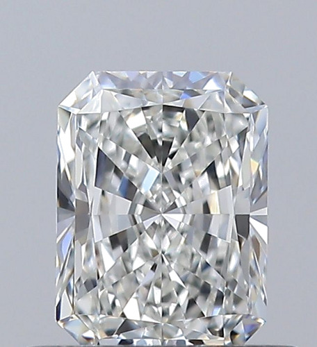 0.5 carat H-VVS1 Natūralus Radiant Deimantas (1)