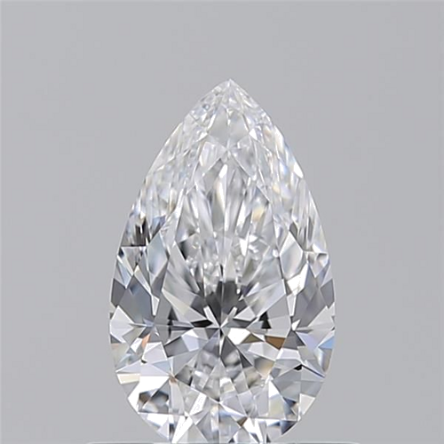 0.7 carat D-VS1 Natūralus Pear Deimantas (1)