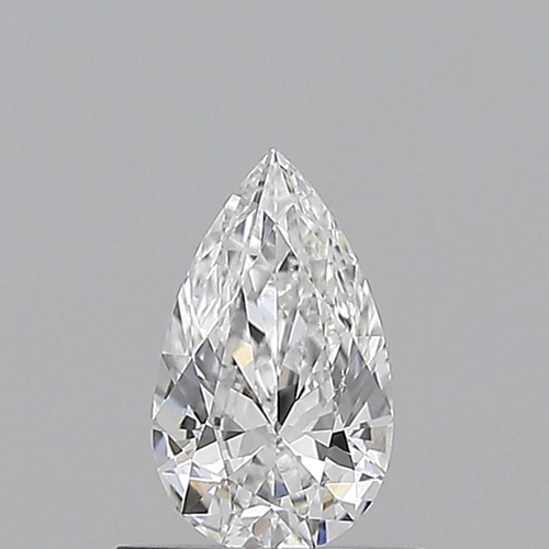 0.5 carat D-VS2 Natūralus Pear Deimantas (1)