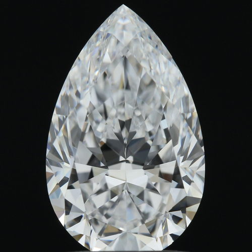 2.04 carat D-VVS1 Natūralus Pear Deimantas (1)