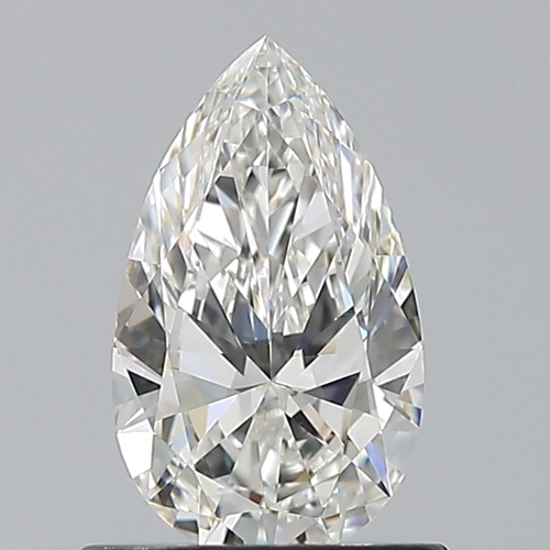 0.72 carat H-IF Natūralus Pear Deimantas (1)