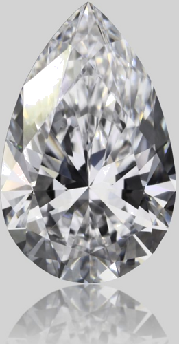 0.7 carat D-VS1 Natūralus Pear Deimantas (1)