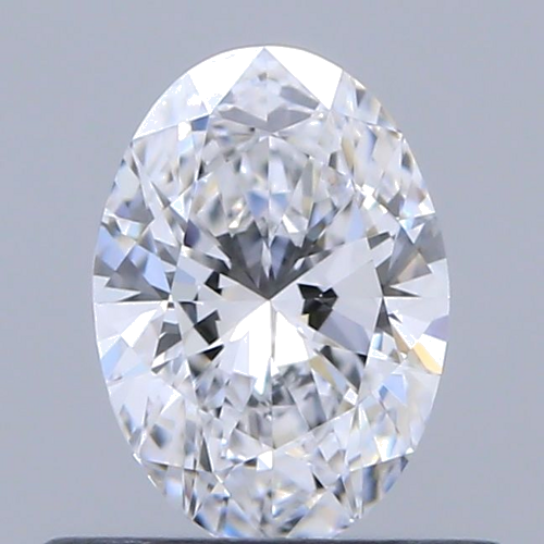 0.44 carat D-VVS2 Natūralus Oval Deimantas (1)