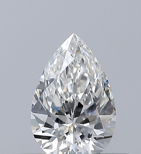 0.31 carat G-VVS2 Natūralus Pear Deimantas (1)