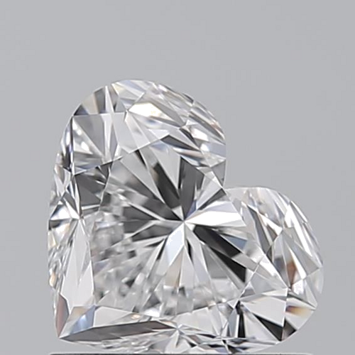 1.01 carat D-VVS2 Natūralus Heart Deimantas (1)