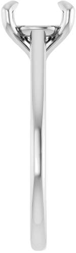 Sužadėtuvių Žiedas „Solitaire“ 950 Platinos Round 8mm (4)