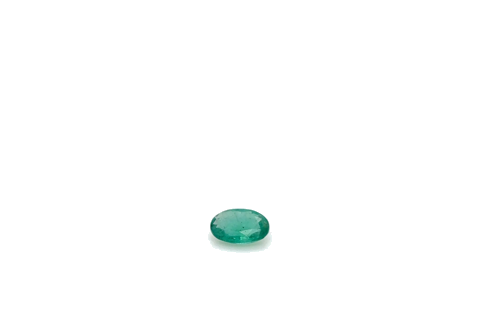 0.37 carat GREEN Oval Smaragdas (1)