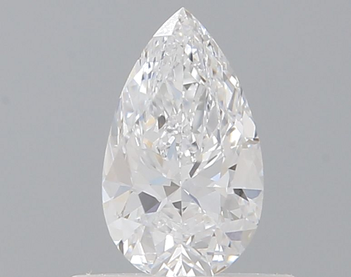 0.5 carat D-VVS2 Natūralus Pear Deimantas (1)