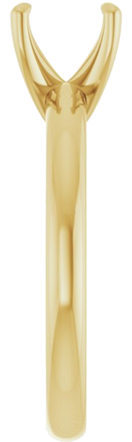 Sužadėtuvių Žiedas „Solitaire“ 585 Geltonojo Aukso Oval 8mm x 6mm (4)