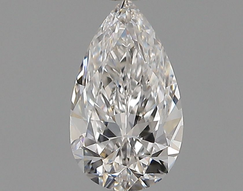 0.5 carat F-VVS1 Natūralus Pear Deimantas (1)