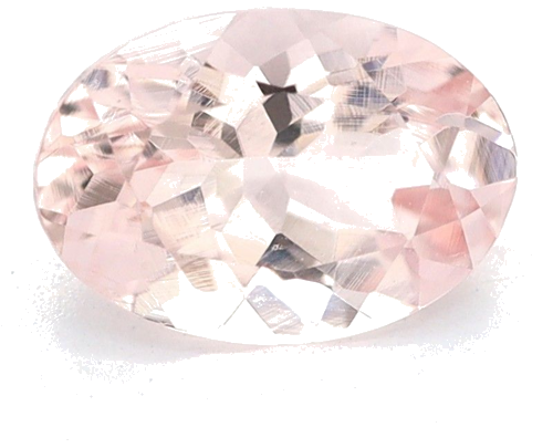 0.66 carat PINK Oval Morganite (1)