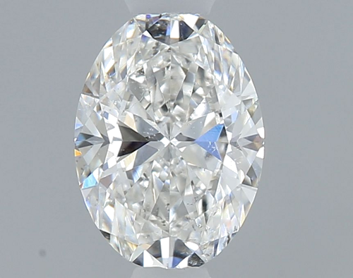 0.55 carat F-SI2 Natūralus Oval Deimantas (1)