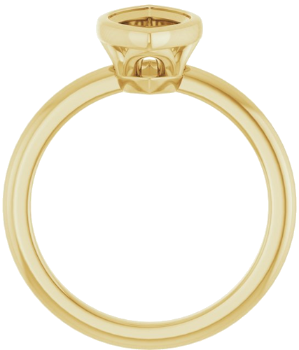 Sužadėtuvių Žiedas „Bezel-Set“ 14k yellow gold Marquise 12mm x 6mm (2)