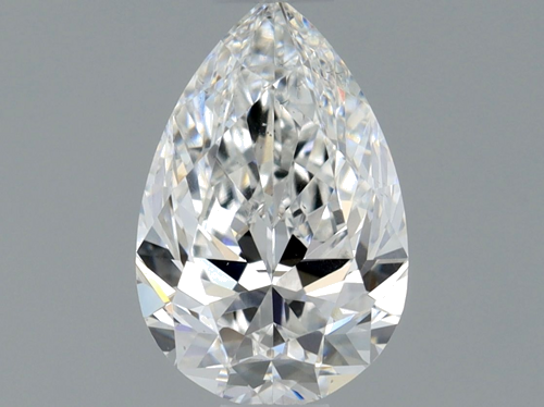 0.65 carat E-SI1 Natūralus Pear Deimantas (1)