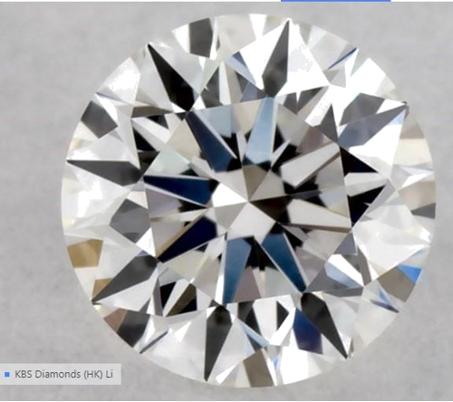 0.3 carat E-VVS2 Excellent cut Natūralus Round Deimantas (1)
