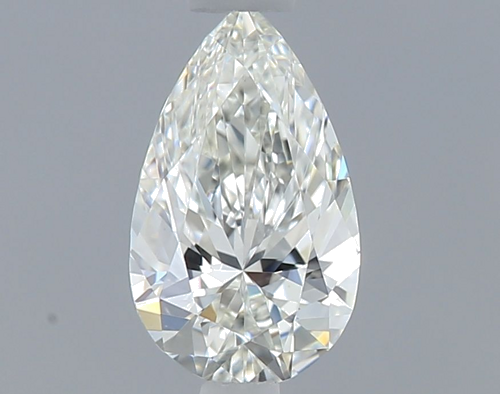 0.3 carat H-VS2 Natūralus Pear Deimantas (1)