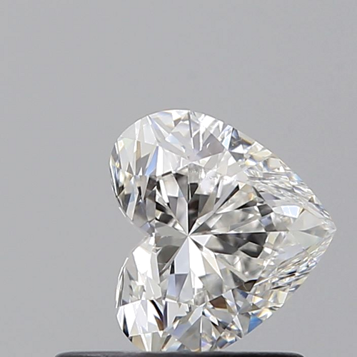 0.65 carat F-SI1 Natūralus Heart Deimantas (1)