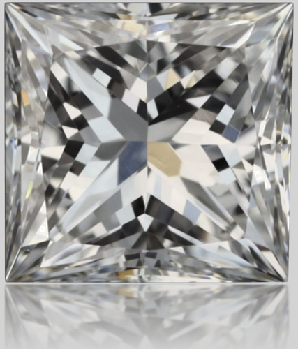 0.3 carat D-IF Natūralus Princess Deimantas (1)