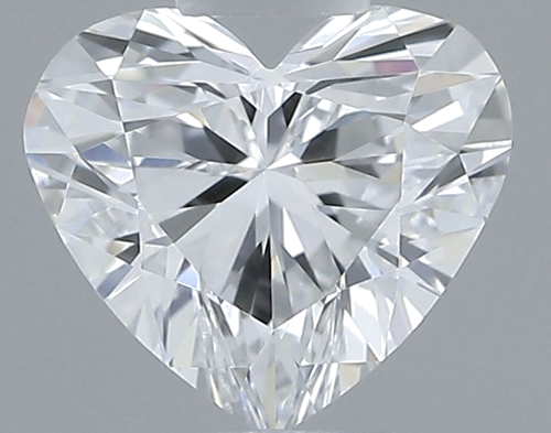 0.37 carat D-VVS2 Natūralus Heart Deimantas (1)