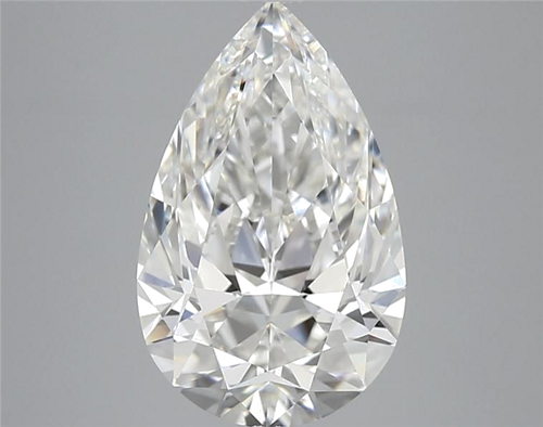 4.01 carat H-VVS2 Natūralus Pear Deimantas (1)