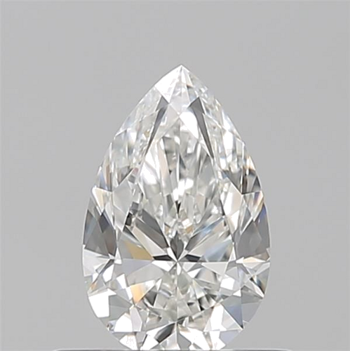 0.52 carat G-VVS1 Natūralus Pear Deimantas (1)