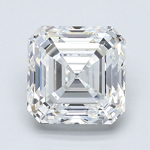 1.8 carat F-VS2 Natūralus Asscher Deimantas (1)
