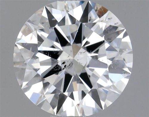 0.4 carat F-SI2 Excellent cut Natūralus Round Deimantas (1)