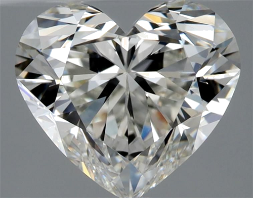 1.5 carat I-VVS2 Natūralus Heart Deimantas (1)