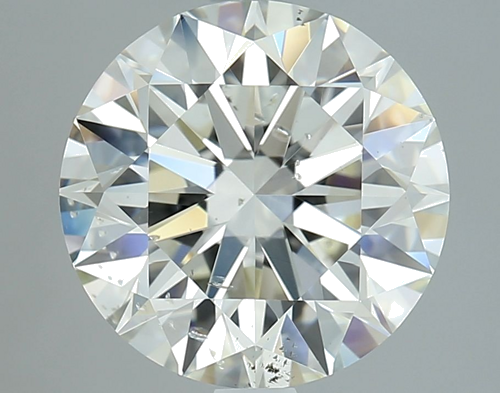 3.03 carat K-SI2 Excellent cut Natūralus Round Deimantas (1)