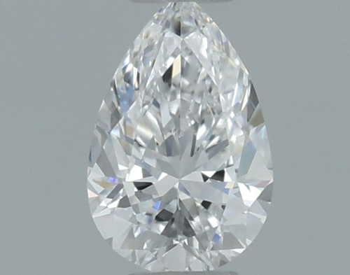 0.3 carat D-VVS2 Natūralus Pear Deimantas (1)