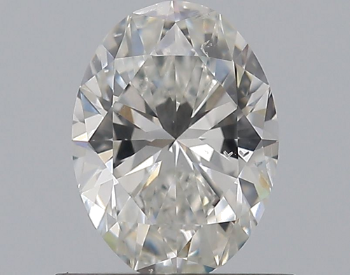 0.7 carat G-SI2 Natūralus Oval Deimantas (1)