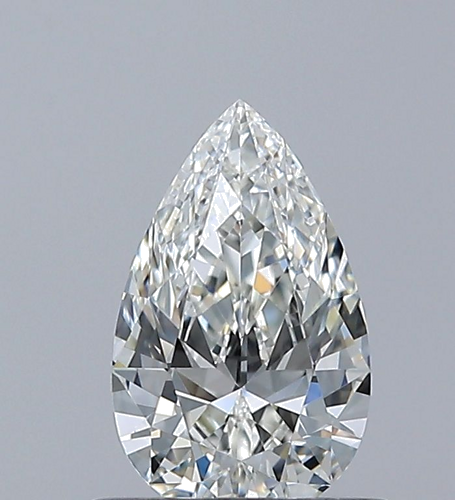 0.5 carat I-IF Natūralus Pear Deimantas (1)