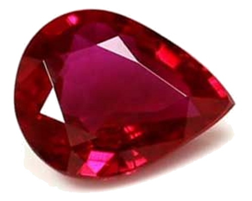 0.52 carat RED Pear Rubinas (1)