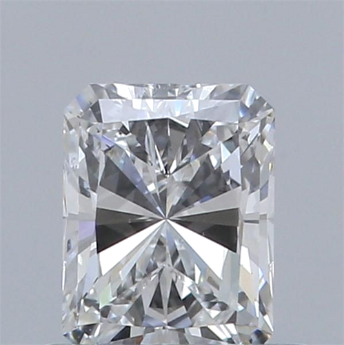 0.6 carat D-VS2 Natūralus Radiant Deimantas (1)