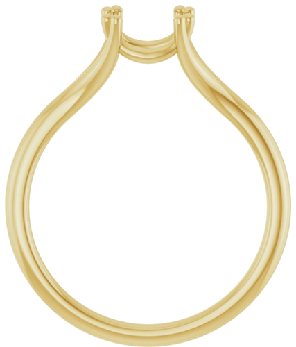 Sužadėtuvių Žiedas „Twin-Prong Woven Solitaire“ 585 Geltonojo Aukso Round 6.5mm (2)