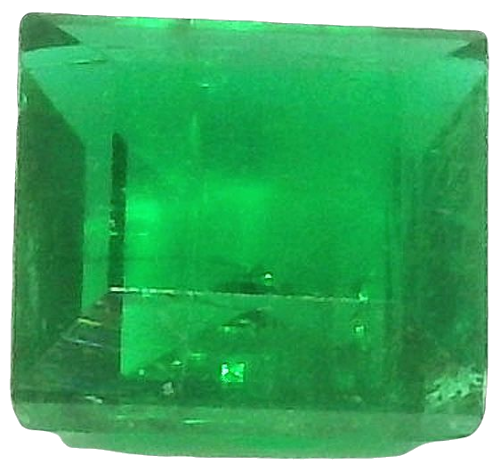 0.32 carat GREEN Square Smaragdas (1)