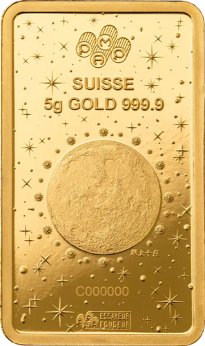 5 г Инвестиционный золотой слиток Год Змеи PAMP (4)