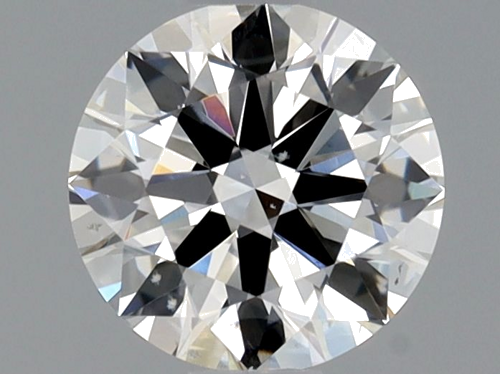 0.6 carat I-SI1 Excellent cut Natūralus Round Deimantas (1)