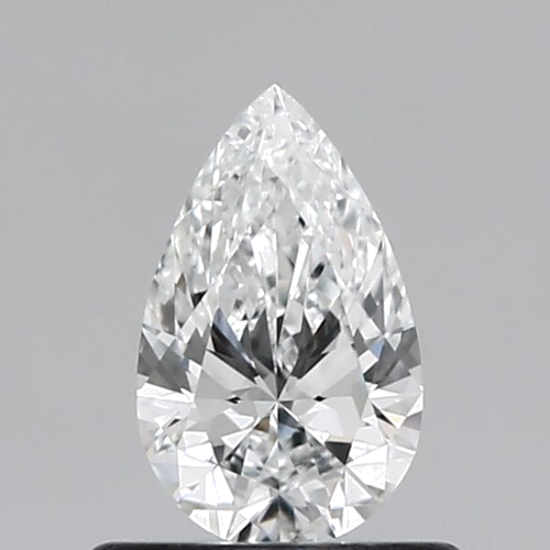 0.5 carat D-VVS2 Natūralus Pear Deimantas (1)