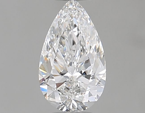 0.3 carat E-VS1 Natūralus Pear Deimantas (1)