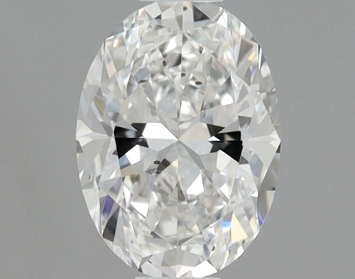 0.5 carat E-SI1 Natūralus Oval Deimantas (1)