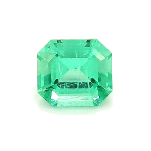 0.97 carat GREEN STEP cut Octagonal Smaragdas (1)