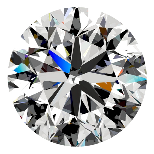 0.3 carat H-VS2 GD cut Natūralus Round Deimantas (1)