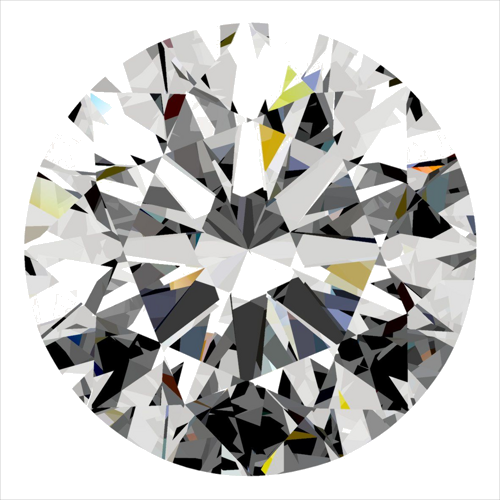 0.3 carat D-VS1 Excellent cut Natūralus Round Deimantas (1)